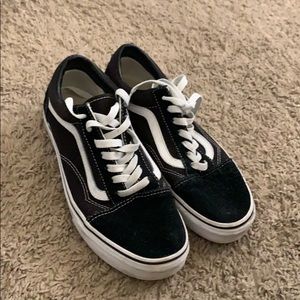 black old skool vans